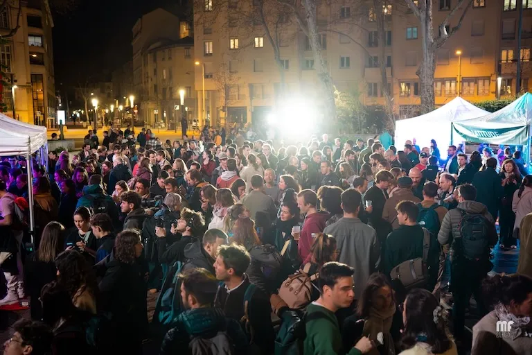 Photo du public pendant l'entracte